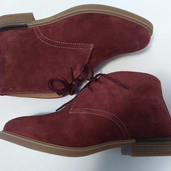 Hush Puppies size 7.5 Cordovan Suede Chukka Boot - Picture 5 of 9